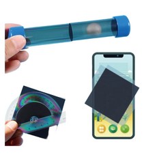 신기한 놀이과학 벽통과 착시마술용 편광필름 실험키트 학습완구 빛관찰 빛의굴절, 1세트