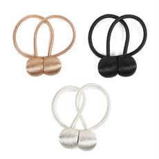 송히어로 커텐 정리 자석끈 미니커튼정리끈, 1개, 화이트