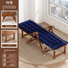 원목 오리지 나무 테라스 13 안락의자 사우나 흔들의자, 1개, 3단 리클라이너 모델 펄 쿠션 포함 내추럴 B