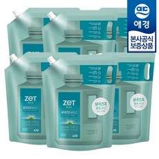 리큐 제트 맥스 탈취 파워겔 멘톨 세탁세제 리필, 6개, 1.8L