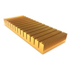 냉각 모듈 고출력 LED 증폭기 트랜지스터 열 확산 냉각 핀을 위한 5.9 x 2.36 x 0.7 인치 알루미늄 히트 싱크 냉각 핀, 냉각 모듈 고출력 LED 증폭기 트랜지스터 열 확산 냉