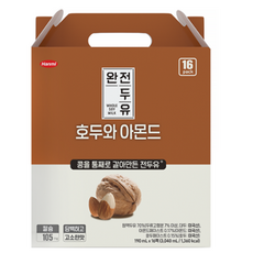 한미 완전두유 호두와 아몬드, 190ml, 16개