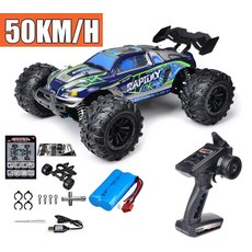 RC 카 무선 조종 자동차 오프로드 원격 제어 4x4 16101PRO 16102PRO 브러시리스 4WD 고속 트럭 드리프트, 16) 16101-BU-1B