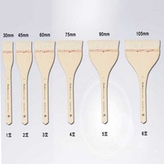 B급 빽붓 1호~6호 배경붓, 1개, 5호