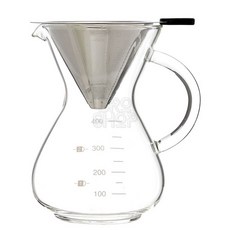 드립서버 세트 400ML 핸들 필터
