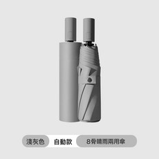 雨傘定製全自動晴雨兩用傘摺疊雨傘大號遮陽黑膠傘加大抗風防曬傘