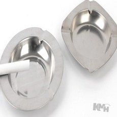 보나마켓 스틸 재털이 1P 담배재떨이, 원형, 상세정보참조, 1개