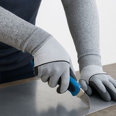 WORK79 G01-C3 베임방지 말림방지 슬리브(토시) 절단저항 팔토시 작업용 팔보호 안전보호구 산업용 베임보호 (1쌍), 1세트, 그레이멜란지