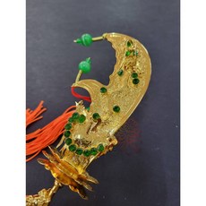 錦桂 關聖帝君 盤龍 七星刀 青龍偃月刀 關刀 (不含座), 尺三, N/A