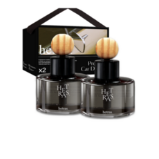 헤트라스 프리미엄 차량용 디퓨저 77ml 2p + 리본끈 선물세트, 2P 호텔우드, 1세트