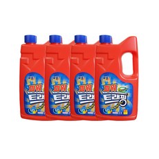 백광 트래펑 2L 배수관 세정제 배수관클리너, 4개