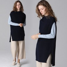 [백화점출고] [패션플러스][르오트][르오트(LeOT)] 소프트 니트 롱 베스트-사이즈 5588다양