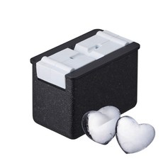 도우시샤 제빙기 투명 얼음 하트형 2개 DCI-20HT