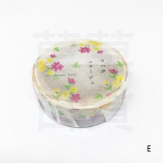 Yohaku 原創系列 2019 台北紙博限定款 日本製和紙膠帶 - 各地展場限定 手帳裝飾必備, 1個, E