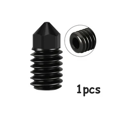 밤부랩 A1/A1 미니 고속 핫엔드 어셈블리용 키트 0.2/0.4/0.6/0.8mm 경화강 노즐 3D 프린터 부품, 03 1 pcs hard nozzle, 02 0.2mm