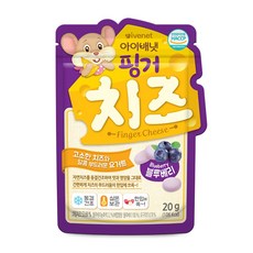 아이배냇 핑거치즈(2종택1), 혼합맛(치즈/블루베리), 1개