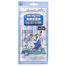 nu4PET 陪心寵糧 Oh!Hi!YO 無糖優格條 羊乳風味 12g x 4條, 4