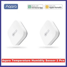 온도 센서 공기압 습도 WSDCGQ11LM 제어 홈 호환 앱, aqara Humidity 2pcs
