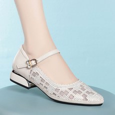 실버 스퀘어댄스 라인댄스화 가볍고 통기성 플랫힐 스윙댄스화 라인댄스 댄스화