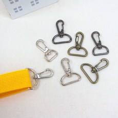 가방고리 개고리 디링 연결고리 국산, 1개, 흑니켈 15mm