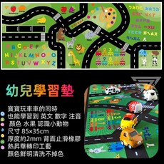 【現貨 台灣設計製造】台灣道路遊戲墊 1:64 模型車地墊】交通遊戲墊 場景遊戲墊 滑鼠墊 玩具車地墊 停車場場景 車, 幼兒學習墊-基本款