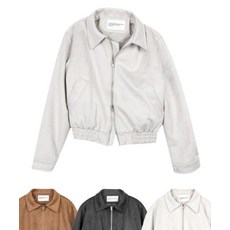 PLACE STUDIO 투웨이 블루종 스웨이드 밴딩 점퍼 자켓 237846