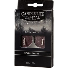 캔들라이트 티라이트 향초, 6개, 68g, 스태리나잇