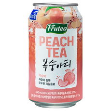 푸르밀 복숭아티 음료수, 340ml, 1개