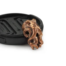 1개/몫 문어 나이프 비즈 황동 멧돼지 우산 밧줄 펜던트 레드 구리 Paracord DIY, 04 octopus, 1개