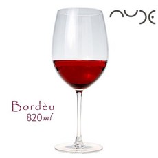 【NUDE】波爾多 820cc 水晶玻璃紅酒杯 高腳杯, 1個