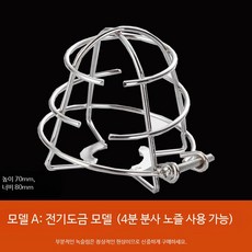 스프링클러 손상 충돌 헤드 보호 커버 망 방지, 전기도금형 (4분 노즐 DN15용), 1개