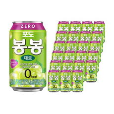 해태음료 포도봉봉 제로, 340ml, 1개