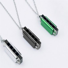 목걸이하모니카 하모니카목걸이, 그린