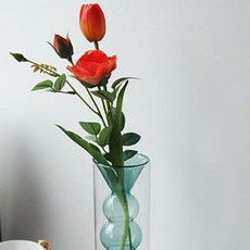 꽃병 화병 버블 아테나 글라스 대 유리 52347ea 1(EA), 핑크