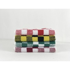 【Dayitowel】《運動巾》條紋格子方格運動巾 雙色緹花運動巾 柔軟細緻 吸水極佳 台灣製造 MIT, 深藍白, 1個