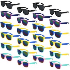 Mdvora 24피스 아동용 선글라스 세트 유아용 선글라스 실외용(24개), 24개