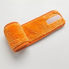 극세사 뽀송 세안 머리 고정 밴드 스킨케어 홈케어 헤어밴드, 3개, 오렌지
