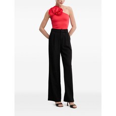 칼 라거펠트 로즈 장식 원숄더 탑