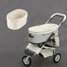 에어버기 돔3 펫카트 호환 순면 핸들 화이트 커버 아이보리, C. 베이지 면 시트커버