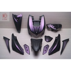 EG部品 新勁戰六代 B8R 機車車殼 烤漆 消光變色龍(鏡片黑), 1個