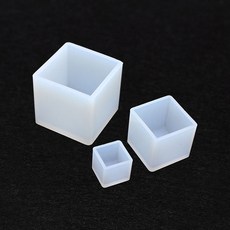 레진아트/문진/캔들/비누/실리콘정사각몰드(정육면체), 50mm, 1개