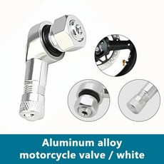 알루미늄 오토바이 타이어 밸브 휠 튜브리스 스템 에어 커버, 1. Silver 1pc, 1개