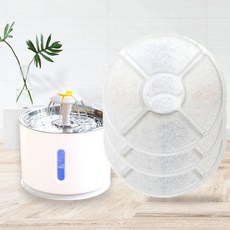 꽃 펫정수기 리필필터 1set 고양이정수기 식기mi-6+1jZD