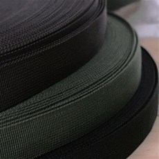 [펠트친구] 가방용웨빙끈(가방끈)/가방끈/가방부자재/가방줄/크로, 38mm검정, 1개