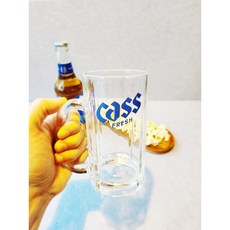 카스 맥주잔 신형 500cc 생맥주컵 500ml호프컵 집들이선물 업소용, 1개