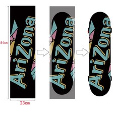 스케이트보드 더블 로커 사포 샌딩 보드 댄스 패션 방수 실리콘 카바이드, Airzona, 1개