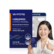 비타민마을 고용량 500mg 니코틴산아미드 나이아신 비타민b3, 1개, 30정