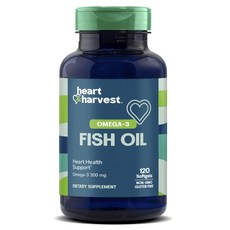 Heart & Harvest 歐米茄-3 魚油軟膠囊, 1個, 120錠