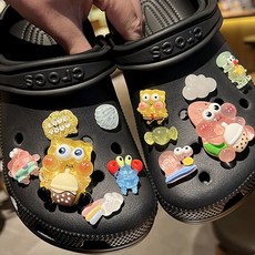 귀여운 케릭터 신발파츠 반반 케릭터 신발악세사리 신발꾸미기