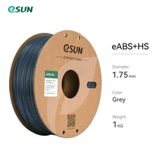 eSUN 고속 ABS+ 필라멘트 1.75mm 뛰어난 레이어 접착력 3D 프린터 스피디 플러스 출력용, 01  Mainland, 04 Grey